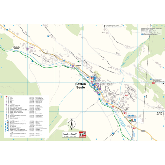 Map Sexten / Sesto